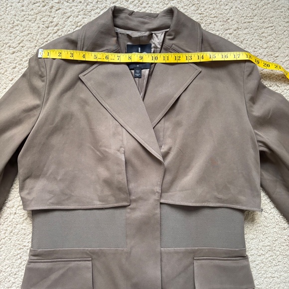 Alo Women’s FORMATION TRENCH COAT Olive Tree Size Medium - Picture 14 of 16